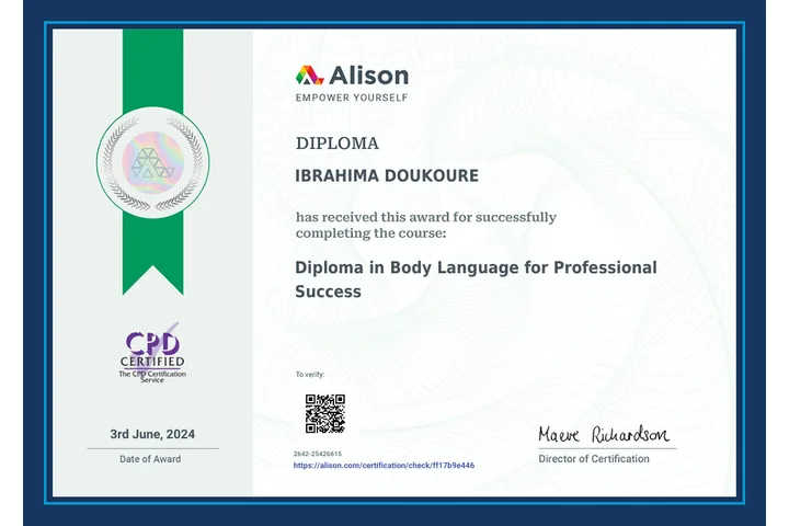 Diplôme en langage corporel pour la réussite professionnelle