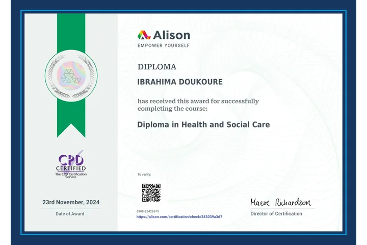 Diplôme en santé et soins sociaux