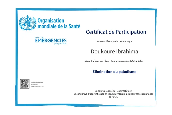 Elimination du paludisme