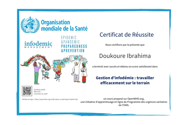 Gestion d'infodémie travailler efficacement sur le terrain